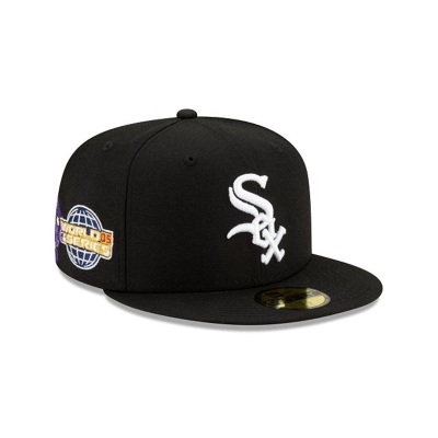 Chicago White Sox Gorra | New Era MLB State Flower 59fifty Fitted Cap Mexico - Negros